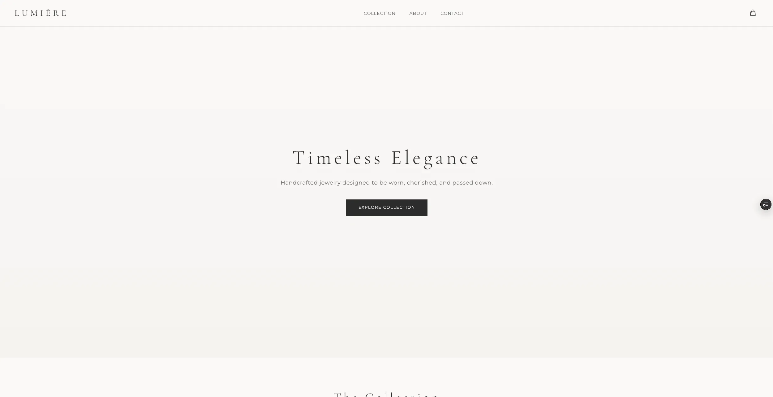 Lumiere - Studio Webseite von Myfrendo